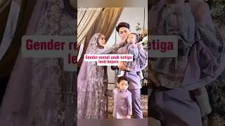 Gender reveal anak ketiga lesti kejora
