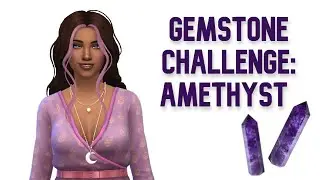 AMETHYST | GEMSTONE CHALLENGE | The Sims 4 Create a Sim + Sim Download