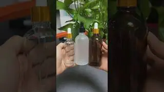 Glass dropper bottle for essential oil #glassbottle #dropperbottle #cosmeticbottle