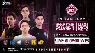(Bahasa Indonesia) Fase Grup M2: Tahap 1 - Hari 2 | MLBB World Championship 2020 | Singapura