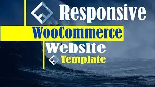 WooCommerce Website Template - Complete Responsive Website - HTML5 | CSS3 | JavaScript