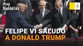 PAPA FRANCISCO: Los REYES DESPIDEN al PONT&Iacute;FICE en un MULTITUDINARIO FUNERAL | RTVE Noticias