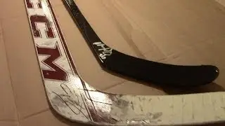 Colorado Avalanche: Stastny/Varlamov - Game Used Hockey Sticks