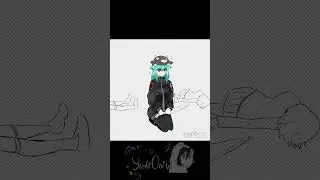 spend Paint de mi personaje del juego ScholGirldsSimulator #anime #oc #yanderesimulator #ibispaintx