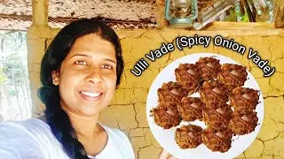 Sri Lankan Village Life Evening 🌾 | Amma Makes Spicy Onion Vade | Village Cooking Sri Lanka