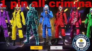 Finally I Got All Criminal bundle 😱- Garena Free Fire only 1spin new trick 🤑🤑