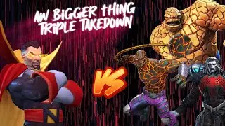 Triple Takedown in the Last Bigger Thing Alliance War [Marvel Contest of Champions]