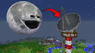 i Found Scary CATNAP 😱 in Minecraft THE MOON WOKE UP | Minecraft Lunar Moon |