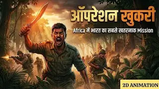 Africa में भारत का सबसे खतरनाक Rescue Mission | Operation Khukri | 2D Animation Documentary
