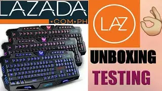 UNBOXING: AESOPCOM brand 200 USB Gaming Keyboard w/ 3 Color Backlight