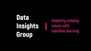How to remove missing values with Machine Learning (datawig package) #datascience #dataquality