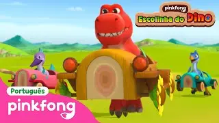 Vrum! Dinos Carros 🚗🦖| Escolinha do Dino | Ep.10 | Pinkfong, Beb&ecirc; Tubar&atilde;o! Can&ccedil;&otilde;es para Crian&ccedil;as