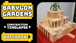 Building the Hanging Gardens of Babylon with 800 Kapla Planks | Epic Timelapse