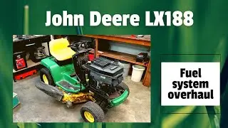 Бесплатный капитальный ремонт топливной системы газонного трактора John Deere LX188 для его запуска (неисправный карбюратор!)