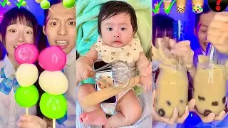 Small to Giant Rainbow Spicy Food Challenge Compilation! 🥵 bubble tea boba(Part11)