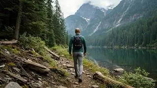 Silent Hiking the Ross Dam Trail to Big Beaver Stock Camp | North Cascades Backcountry, Washington