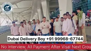 Dubai Delivery Boy. 2 year work. Salary 60k to 1.25 lac. Payment After Visa. 
