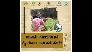 Garden is managed using Grey Water -  ಬೂದು ನೀರಿನಿಂದಲೇ ನಿರ್ವಹಣೆಯಾಗುತ್ತಿದೆ ಕೈತೋಟ