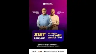 🔴 LIVE NOW &mdash; 31ST DECEMBER PROPHETIC WATCHNIGHT SERVICE.  #HappyNewYear #RoyalhouseChapel