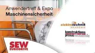 SEW-EURODRIVE auf dem Anwendertreff Maschinensicherheit