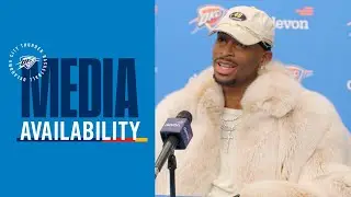 Shai Gilgeous-Alexander on the Thunder’s downhill attacks | Postgame Media | January 13, 2026