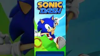 Sonic Dash 🌀 Super Fast Fun Run 👶 Kids Cartoon Game #short
