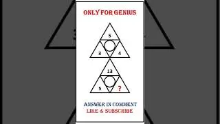 Maths Puzzle #numbergenius #education #youtubeshorts