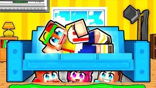 Having A SECRET SLEEPOVER In Minecraft!