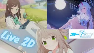 Blue Archive Characters Live2D / Recollection Lobby [Part 1]