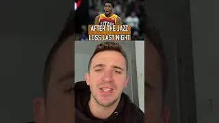Donovan Mitchell WAS NOT Happy With The Jazz Last Night 😡