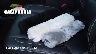Genuine Sheepskin Comfort Seat Belt Cover at California Car Cover (2017)