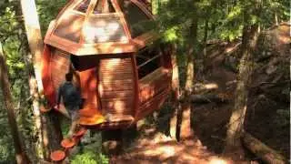 The HemLoft - a secret treehouse, hiding in the woods of Whistler