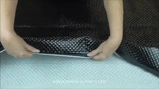 Quilted Patent Faux Leather Fabric