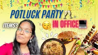 Potluck Day at Work 🥗 | Simple & Tasty Dishes You’ll Love!#potluck #potluck party#office #viralvideo