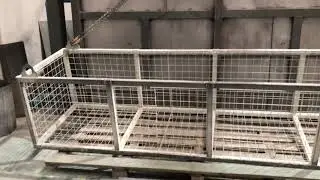 Dip tank pre-treatment for powder coating