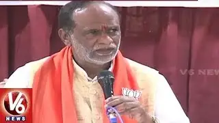 TBJP President Laxman Speech At Meet The Press Event, Slams KCR Govt | Hyderabad | V6 News