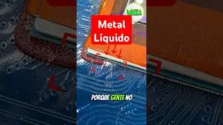 mucho cuidado poniendo metal L&iacute;quido en lugar de pasta t&eacute;rmica #liquidmetal #intel #amd