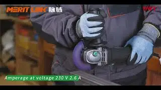 DWT Semi-Professional Angle Grinder, 600W, 115mm; WSP06-115 | Spindle lock & M14 spindle thread