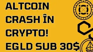 ALTCOIN CRASH in CRYPTO! EGLD SUB 30$!