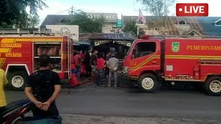 DETIK-DETIK KIOS TAMBAL BAN KEBAKARAN  SEI PANAS BUKIT BERUNTUNG -BATAM