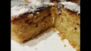Торт с манной крупой | Яблоки и [грецкие орехи] | #ТортСМанинойИЯблоками