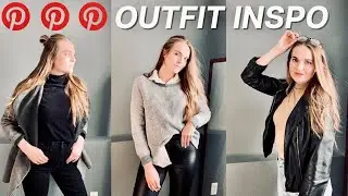 RECREATING PINTEREST OUTFITS | WINTER 2021 casual comfy trendy