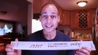 The Best Magnetic Knife Holder and kitchen organizer in the market. A revolutionary knife magnet