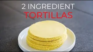 SO EASY!  How to make homemade Corn Tortillas for Tacos!
