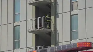 Inspections at Bryton Towers take place after fire that killed two