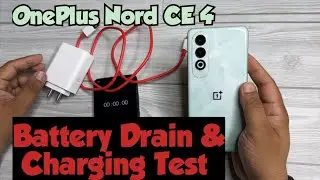 OnePlus Nord CE 4 5G Battery Drain 🔋& Charging Test 🔌- Amazing Battery Life | Benchmark,Gaming Test