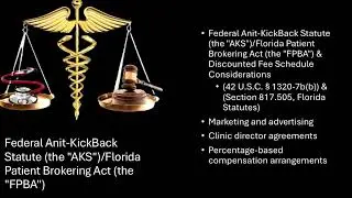 CHIROPRACTORS - Anti-KickBack / Florida Patient Brokering Act Education