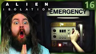 Backtracking under duress (ft. Alien &not;.&not;) | Let's Play Alien: Isolation - Ep. 16 [Blind Playthrough]