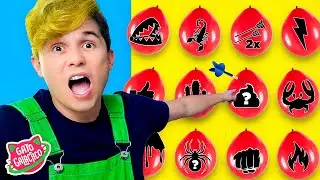 100 BALÕES MISTERIOSOS MAS SÓ UM DEIXA VOCÊ SAIR... ( 100 Mystery Buttons Balloons )
