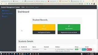 student management system using PHP and MySQL | SMS with Session validation | Projects Point